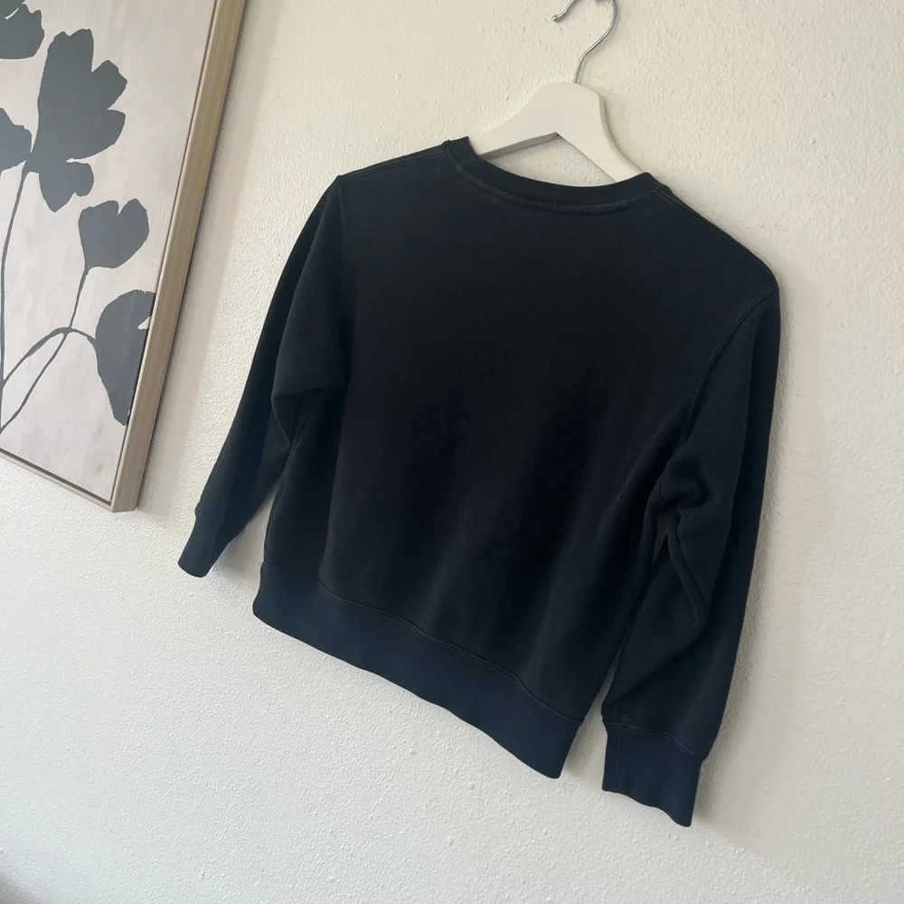 UNIQLO Black Mickey Mouse Crewneck